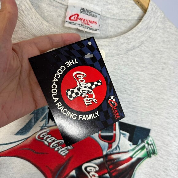 Vtg 90s Dale Earnhardt Jr Coca Cola Racing Shirt Polar Bear L New - Picture 8 of 12